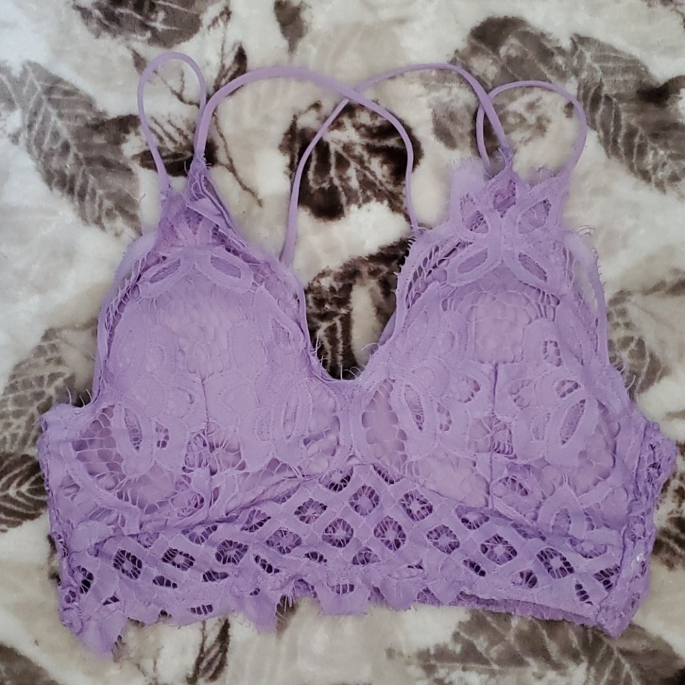 Padded lace bralette